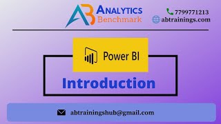 Introduction to Microsoft Power BI  Microsoft Power BI Online Training  Analytics Benchmark [upl. by Trela339]