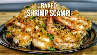 A MustTry Quick and Easy Baked Shrimp Scampi Recipe [upl. by Maharva]