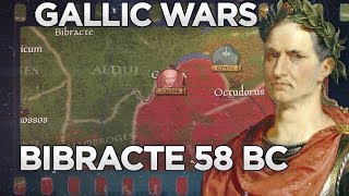 Caesar and Gallic Wars Battle of Bibracte 58 BC DOCUMENTARY [upl. by Anair942]