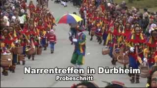 Narrentreffen Dürbheim Probeschnitt NZ Aixheim [upl. by Adiehsar]