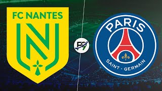 TRIUNFO DE PSG ANTE NANTES POR 2 A 0 COMO VISITANTE Y MBAPPÉ SE EMPIEZA A DESPEDIR DE PARIS 🔴 [upl. by Atarman156]