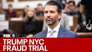 Trump NYC Fraud Trial Update Donald Trump Jr takes stand  FOX 5 News [upl. by Suivatnom]