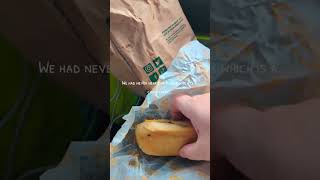 Trying Runza For The First Time shorts travel newfood [upl. by Ydualc]