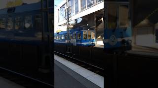 6vagnars UbxpUbpX10p passerar Roslags Näsby ur trafik train railway sweden shorts [upl. by Ailecnarf]