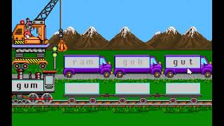 Reader Rabbit Word Train Vintage Game [upl. by Marthe]