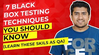 7 Black Box Testing Techniques That Every QA Should know  Explained with demo [upl. by Atnim559]