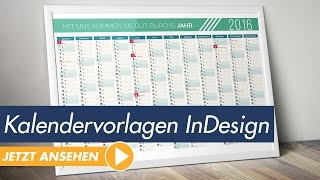 InDesign Tutorial Kalendervorlagen individuell und einfach anpassen [upl. by Argus]