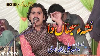 Nasha Sajna Da Honda Ae  Wajid Ali Baghdadi  New Song 2019  Latest Punjabi And Saraiki [upl. by Atig]