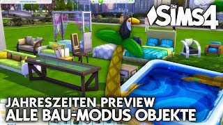 Alle Kauf amp BauModus Objekte  Debug  Die Sims 4 Jahreszeiten PREVIEW GAMEPLAY 25 [upl. by Harrat]