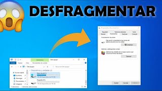 DESFRAGMENTAR Disco Duro Windows 10 ✔️ Funciona y Sin Programas [upl. by Emia815]