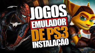 COMO INSTALAR JOGOS DE PS3 NO EMULADOR RPCS3  FORMATOS ISO  PKG E DISCO [upl. by Py]