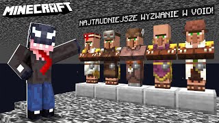 MINECRAFT ale TO NAJTRUDNIEJSZY CHALLENGE NA ŚWIECIE W VOIDZIE POD BEDROCKIEM [upl. by Ahsieni]