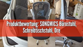 Produktbewertung SONGMICS Bürostuhl Schreibtischstuhl Drehstuhl mit Netzbespannung ergonomisch [upl. by Sikes]