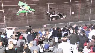 Highlights of the Golden State King of the West 410 sprint cars and Wheelie Contest [upl. by Gneh]