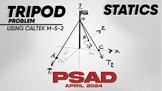 3️⃣ 𝗧𝗿𝗶𝗽𝗼𝗱  𝗣𝗿𝗼𝗯𝗹𝗲𝗺 𝗡𝗼 𝟭  Statics  PSAD  CE Board Exam Review [upl. by Ballard984]