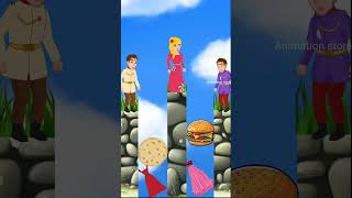 who will the princess choose😍💲 Princess storyCartoon animtoons shortsfeed shorts youtubeshorts [upl. by Syd328]