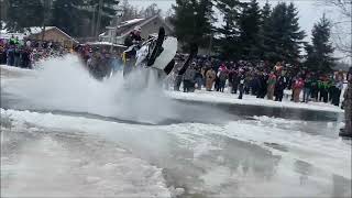 Pickerel Lake Jump In amp Water Skipping 2013 [upl. by Anaili]