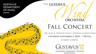 Gustavus Wind Orchestra Fall Concert [upl. by Jeroma172]