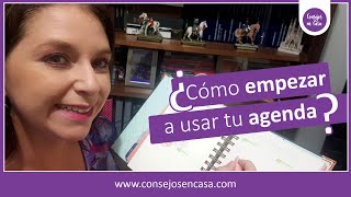 Cómo usar una agenda diaria 🗓  Consejos en Casa 😍  Estefany Morales 😉 [upl. by Lempres]