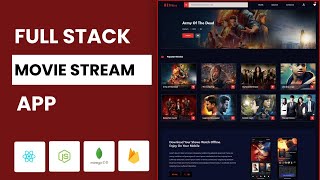 React Nodejs Movie App  MERN Stack  Firebase Full Tutorial [upl. by Thetos]