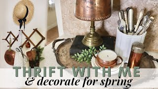 THRIFTING GOODWILL amp SPRING DECORATING  THRIFT WITH ME  STYLED THRIFT HAUL  Vintage Thrifting [upl. by Iraj723]