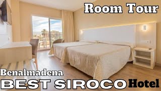 Benalmadena BEST SIROCO Hotel ROOM Tour plus VIEW Andalusia SPAIN Costa del Sol [upl. by Barnabe]