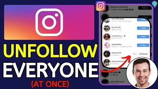 Instagram How to Unfollow Everyone At Once 2024 Update [upl. by Habeh106]