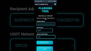 Flash Usdt Android Tool New Version2024 live video😈😈😈 [upl. by Ring]