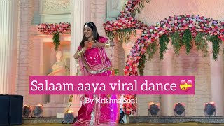 Salaam aaya viral dance by Krishna Soni  Full Video  Baisa Dance [upl. by Flaherty]