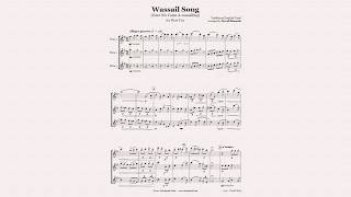 Wassail Song for Flute Trio Christmas Sheet Music [upl. by Dnalyram195]