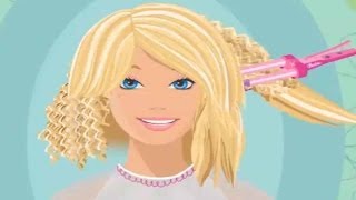 BARBIE  Barbie Snip n Style Salon  English Episode Full Game  BARBIE Game for Children [upl. by Anitak]