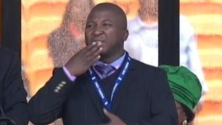 Mandela Sign Language Interpreter Says He Suffered Schizophrenic Episode [upl. by Donaghue321]