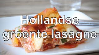 Hollandse groente lasagne recept [upl. by Ialokin]