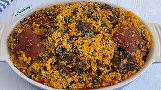 HOW TO COOK PERFECT EGUSI SOUP  NIGERIAN PARTY STYLE EGUSI SOUP [upl. by Audwen825]