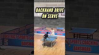 Mastering the Backhand Drive  Table Tennis Technique 🏓 shorts tabletennis [upl. by Einre]