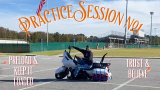 Practice Session 1  Advanced Slow Speed Motorcycle Riding Skills [upl. by Tegdirb40]