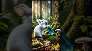 A Rabbit That Gets Strong ai animals [upl. by Swihart]