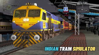 Rescueing Failed Wap 4 In Indian Railways  Train Simulator Classic  Night Journey With Emd [upl. by Hakim]