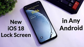 iOS 18 New Lock Screen on Any Android  Install Fresh amp Clean iPhone 16 Lock Screen  Full Setup [upl. by Ford791]