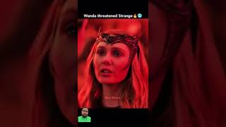 Wanda maximoff threatened stephen Strange to hand over america chavej❤💀  short Viral [upl. by Sokin]