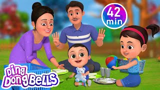 Sunday Ghoomne Jate Hain  17 more Rhymes in Hindi  Nursery Rhymes  Ding Dong Bells [upl. by Viradis204]