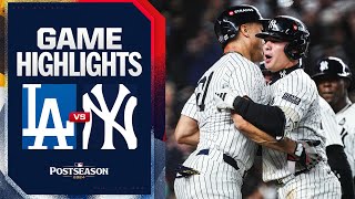 Dodgers vs Yankees World Series Game 4 Highlights 102924  MLB Highlights [upl. by Nirrac]