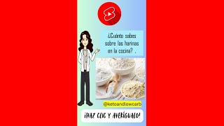 ¿Cuánto sabes sobre las harinas en la cocina ¡Averígualo [upl. by Rebeca346]