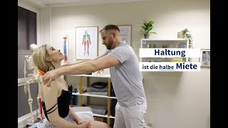 Chiropraktik  Haltung ist die halbe Miete  mit Christina  deutsch  128 [upl. by Kovar154]