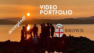 brown video portfolio accepted class of 2028 [upl. by Akeihsal]