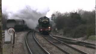 4965 Rood Hall and 4936 Kinlet Hall Storming Through Bristol Parkway 23rd March 2013 [upl. by Rhiana]