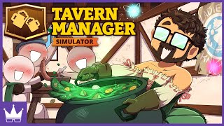 Twitch Livestream  Tavern Manager Simulator PC [upl. by Pavla387]