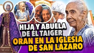 Abuela e Hija de El Taiger oran en Iglesia de San Lazaro en La Habana [upl. by Adnilg]