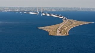 SWEDEN amp DENMARK Øresund Bridge and tunnel [upl. by Kruse657]