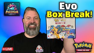 Evolutions Box Break CHARIZARD HUNT giveaway pokemon boxbreak unboxing mysterybox [upl. by Atinniuq]